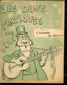 غلاف "" "L’Assiette au Beurre" "" ، ساخر اللون بواسطة G هليس