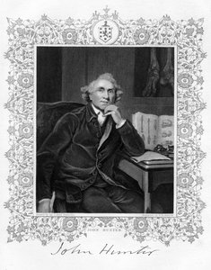 جون هانتر 1728-1793 ، الجراح الاسكتلندي ، القرن التاسع عشر. بواسطة GH Adcock