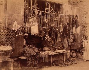 تاجر حبل مصري (صورة بني داكن)