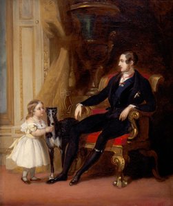 ألبرت برينس كونسورت مع الأميرة فيكتوريا وإيوس ، c1843 بواسطة جي لوكاس