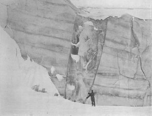 إعادة الاسمنت Crevasse ، c1911 ، 1913