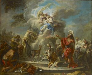 التضحية من Iphigenia ، 1749-1750.
