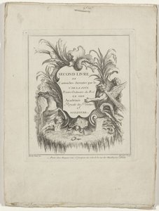 Titelprent الكتاب الثاني من الخراطيش كتاب الخرطوشة الثاني (عنوان السلسلة على الكائن) بواسطة Huquier
