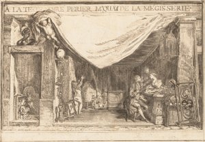 متجر إم بيرير ، تاجر أعمال الحديد ، 1767. بواسطة غابرييل دي سانت أوبين