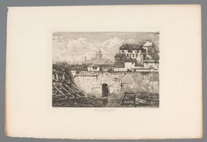 منظر لأطلال فندق Hôtel de Bretonvilliers Ruines de l