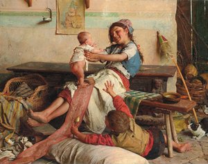 المودة الأخوية ؛ المودة الأخوية ، ج. 1900 بواسطة جايتانو تشيريسي