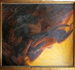 Fall of Angels, triptych central panel بواسطة غايتانو بريفياتي