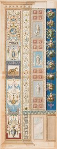 Pilaster Loggia II (زخرفة ، في الحقل الأوسط حصان سرج)