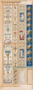 Pilaster Loggia I (زخرفة ترتكز على قناع)