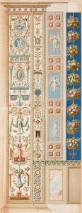 Pilaster Loggia XII (زخرفة تنمو من وعاء)