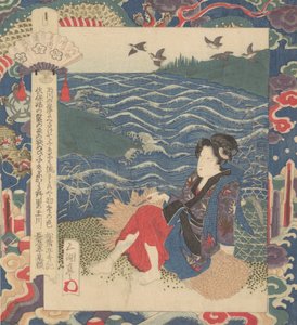 طباعة ، كاليفورنيا. 1820. بواسطة Gakutei