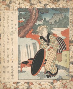 طباعة ، كاليفورنيا. 1830. بواسطة Gakutei