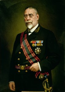 صورة لمانويل أليندي سالازار (1865-1923) (زيت على قماش) بواسطة جامورال