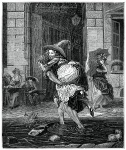 المرور عبر العاصفة ، 1885. بواسطة غارنييه