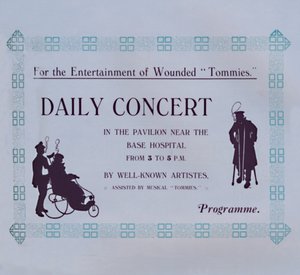 إعلان عن حفلة موسيقية ، 1917