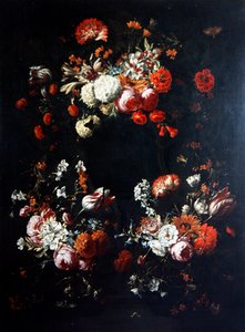 قطعة زهرة (زيت على قماش)