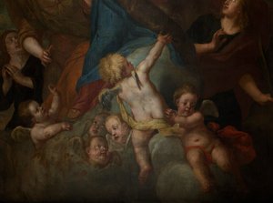 كنيسة الرعية (Sint-Walburgakerk). تلوين. جاسبار دي كراير. 1652
