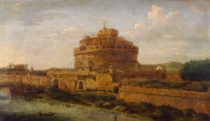 Castel Sant'Angelo في روما ، فنان غير معروف من مدرسة Gaspar van Wittel ، إيطاليا بواسطة غاسبار فان ويتل