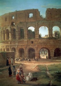 الكولوسيوم لجاسبار فان ويتل (1652 أو 1653-1736) ، التفاصيل بواسطة غاسبار فان ويتل