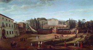 Villa Aldobrandini (oil on canvas) بواسطة غاسبار فان ويتل