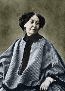 جورج ساند (Aurore Dupin ، Baronne Dudevant) (1804-1876) ، كاتب فرنسي ، صوره نادار حوالي عام 1865.