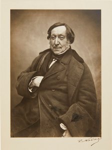 صورة لجواتشينو روسيني 1792-1868 ، 1856.