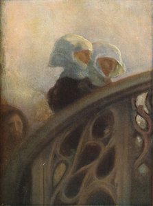 دراسة الراهبات ، c1896