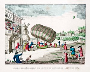 استقبال روبرت براذرز من قبل أمير Ghistelles في 1784 ، 1887 بواسطة غاستون تيساندير
