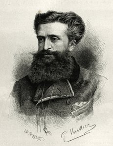 صورة للدكتور جوستاف ليبون (1841-1931). نقش جي فوييه ، لتوضيح قصة La Syria d'aujourd'hui ، بواسطة M.Lortet ، عميد كلية الطب في ليون ، المكلف بمهمة علمية من قبل وزارة التعليم العام ، نشرت في th