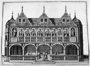 تصميم القصر ، 1664 بواسطة جورج أندرياس بوكلر