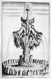 نافورة ذات تصميم كلب ، 1664