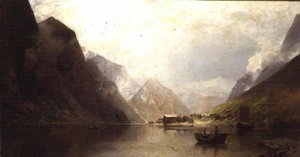 A Fjord بواسطة جورج أنطون راسموسن