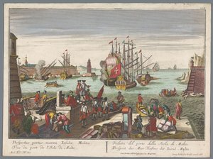 منظر للميناء في مالطا Prospect des Meer Hafens der Insul Malta (العنوان على الكائن) هاربور فيوز (عنوان المسلسل)