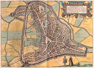 هيرتوغنبوش، هولندا - في "Civitates Orbis Terrarum" لجورج براون، كولونيا 1617 بواسطة جورج براون