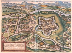 أوراديا، روماني - في كتاب "Civitates Orbis Terrarum" لجورج براون، كولونيا 1617 بواسطة جورج براون
