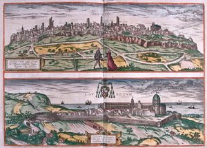 أورفيتو - ملاذ لوريتو، إيطاليا - في "Civitates Orbis Terrarum" لجورج براون، كولونيا 1617