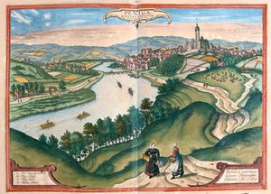 بينيغ، ألمانيا - في كتاب "Civitates Orbis Terrarum" لجورج براون، كولونيا 1617 بواسطة جورج براون