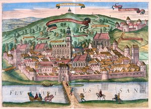 برزيميسل، بولندا - في كتاب "Civitates Orbis Terrarum" لجورج براون، كولونيا 1617