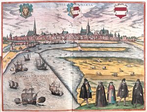 فيسمار، ألمانيا - في كتاب "Civitates Orbis Terrarum" لجورج براون، كولونيا 1617