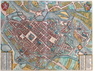 فروتسلاو، بولندا - في "Civitates Orbis Terrarum" لجورج براون، كولونيا 1617 بواسطة جورج براون