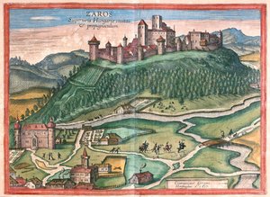 زاروس، جزيرة كريت - في "Civitates Orbis Terrarum" لجورج براون، كولونيا 1617 بواسطة جورج براون