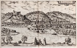 Pressburg براتيسلافا. من مدن الأرض ، 1588