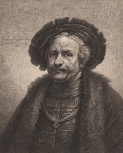 بورتريه ذاتي لرامبرانت ، 1771.