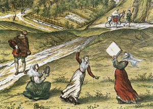 الأندلس danseurs تفاصيل غرينادا ، في المجلد 1 "Civitatis Orbis Terrarum" (Tetraum orbis terrarum). Eau forte en couleurs بقلم أبراهام أورتيليوس (1527-1598) ، جورج براون (1541-1622) وفرانز هوغنبرغ (1535-1590) ، نُشر في 1572-1617. المحفوظات التاريخية بواسطة جورج هوغنبرغ فرانز وأورتيليوس أبراهام وبراون