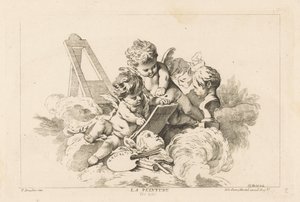 شيلدركونست La Peinture (العنوان على الكائن) Livre des Arts (عنوان المسلسل) بواسطة جورج ليوبولد هيرتل