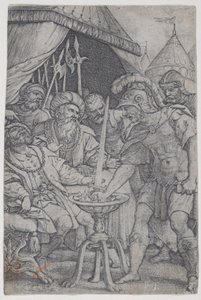 Mucius Scaevola and Porsenna ، from Roman Heroes ، 1535. ، 1535. بواسطة جورج بينز