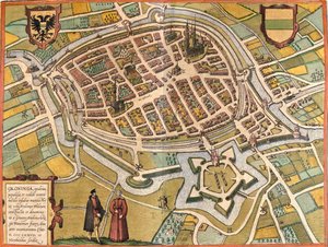 جرونينجن، هولندا بواسطة جورج وهوجنبرج فرانز (1535-90) براون