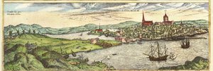 ستوكهولم، السويد بواسطة جورج وهوجنبرج فرانز (1535-90) براون