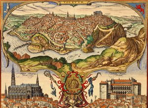 توليدو، إسبانيا بواسطة جورج وهوجنبرج فرانز (1535-90) براون