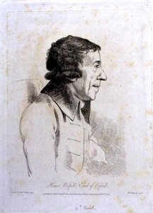هوراس والبول ، إيرل أورفورد الرابع (1717-97) ، نقشه ويليام دانييل (1769-1837) بواسطة جورج (بعد) الرقص